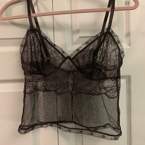 Victoria’s Secret sheer lace camisole